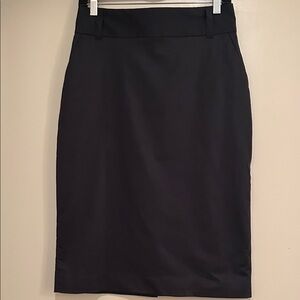 Banana Republic Classic Black Pencil Skirt